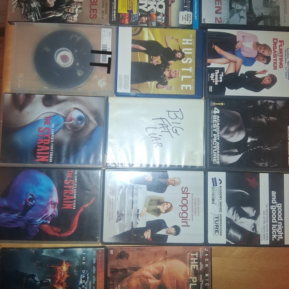 LG DVD Collection with Colorful Covers